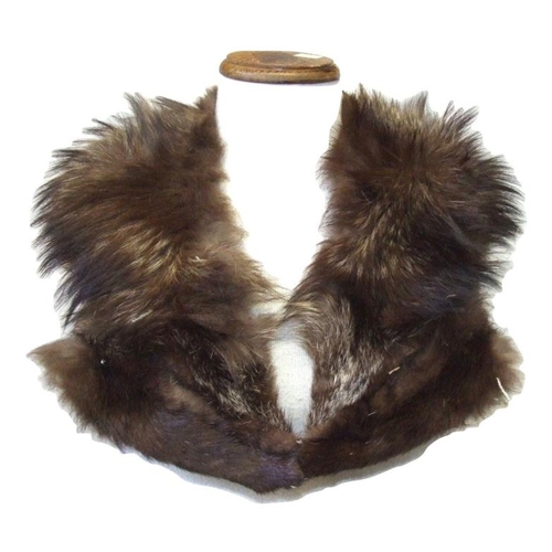 784 - Vintage Real Fur Items: 3 hats, 3 collars & moleskin muff, in Palmers of Oxford Street box