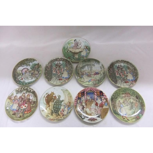 Alice buy in Wonderland Limoges Plates Set