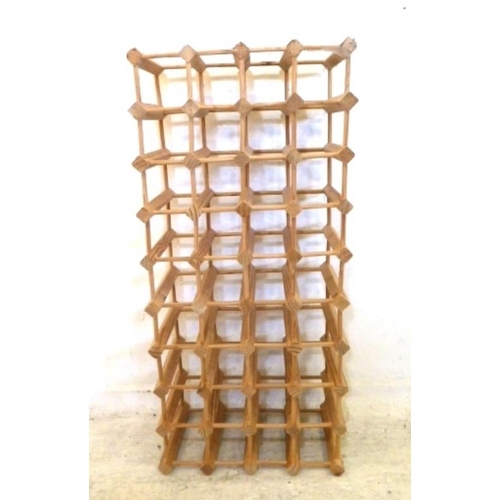 7 - 40 Bottle Wooden Wine Rack (A1)