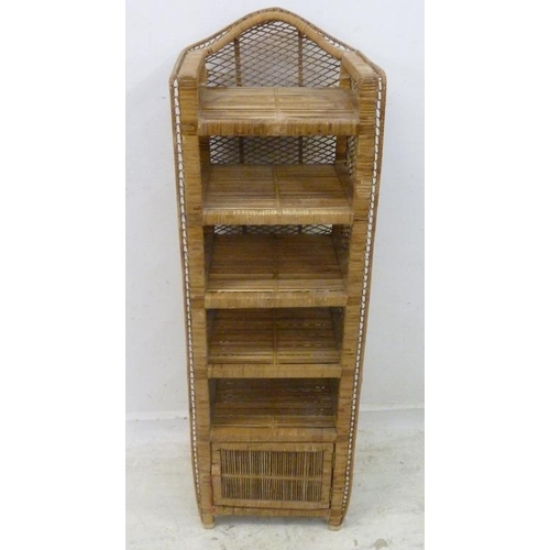 166 - Wicker Shelving Unit (A3)