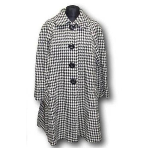 Ladies dogtooth clearance check coat