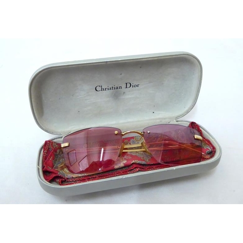 1901 - Vintage Christian Dior 'Snake' Sunglasses 84KNU, in case