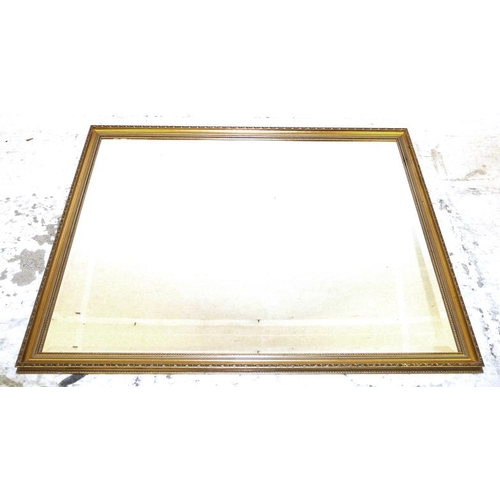 50A - Large Gilt Framed Bevelled glass rectangular wall mirror (A14/FWR)