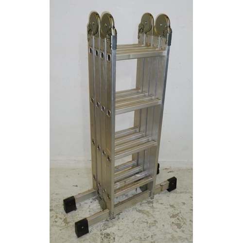 52A - 4 Section Folding Aluminium Ladder (FWR)