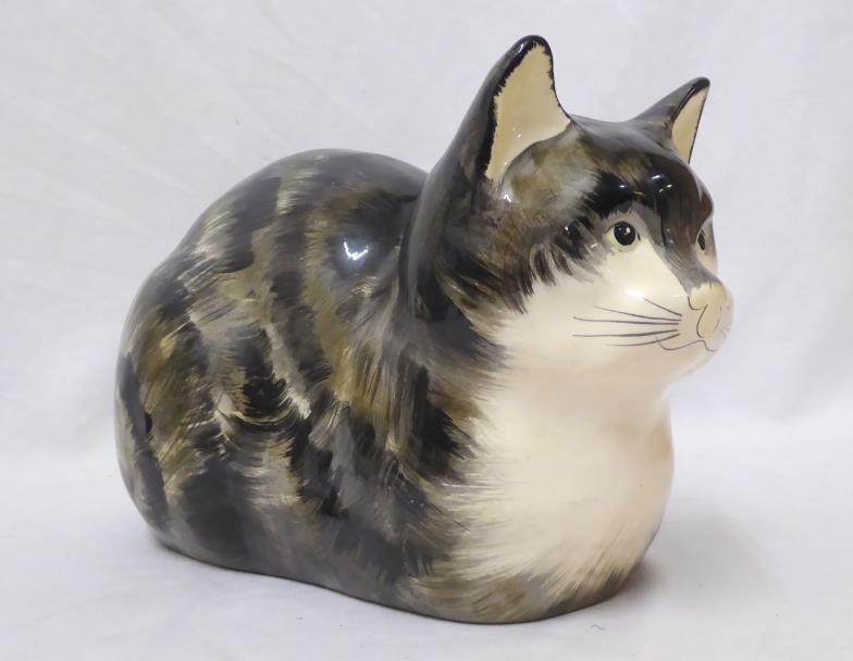 Large Babbacombe Pottery Philip Laureston Seated Cat