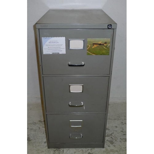 68A - 3 Drawer Metal Filing Cabinet (A12/13B)