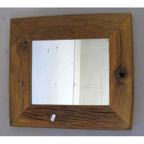 18 - Rustic Wooden Framed Wall Mirror (A1)