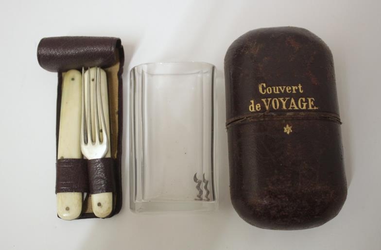 Kit De Voyage Vintage Années 50/60 - Plongeur Avec Tasse De Voiture De Collection