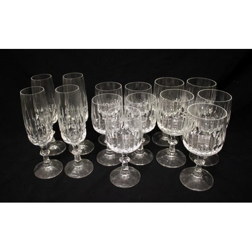 Suite Of Schott Zwiesel? Tango Pattern Crystal Glasses, 5 Large Wine ...