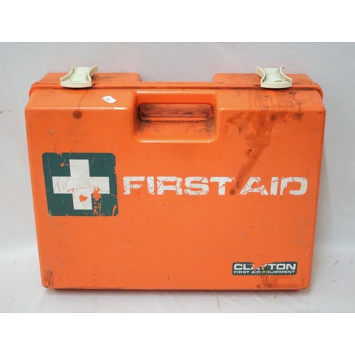 1807 - Orange First Aid Box containing lug nuts