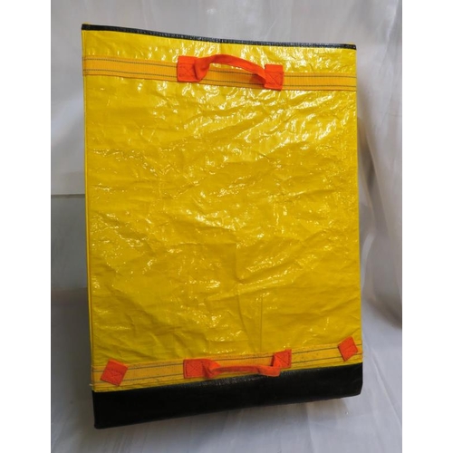 1806 - Yellow Folding Storage Box approx. 45cm x 55cm x 78cm
