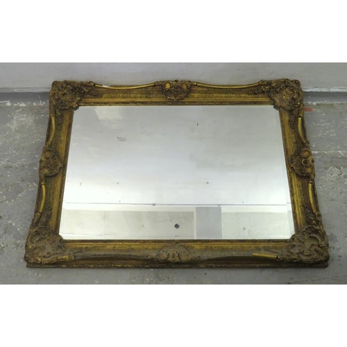 40A - Large Gilt Framed Wall Mirror approx. 110cm x 75cm (OS-LOO)