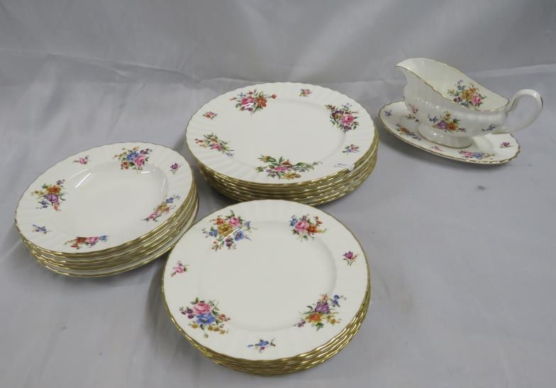 Royal Worcester Roanoke Z2827 Dinner Service incl. 7 dinner plates, 6 ...