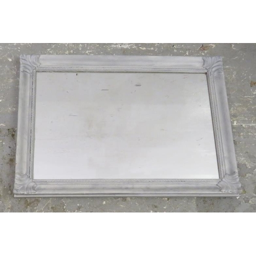 113 - Silver Painted Wall Mirror approx. 53.5cm x 37cm (FWR)