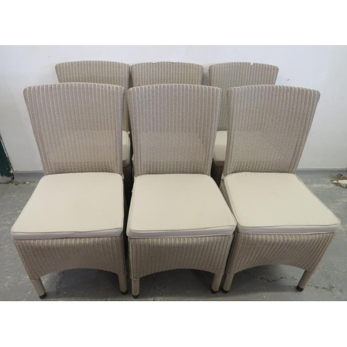 37 - 6 Grey Neptune Chichester Range Havana Lloyd Loom Chairs (A6/7)