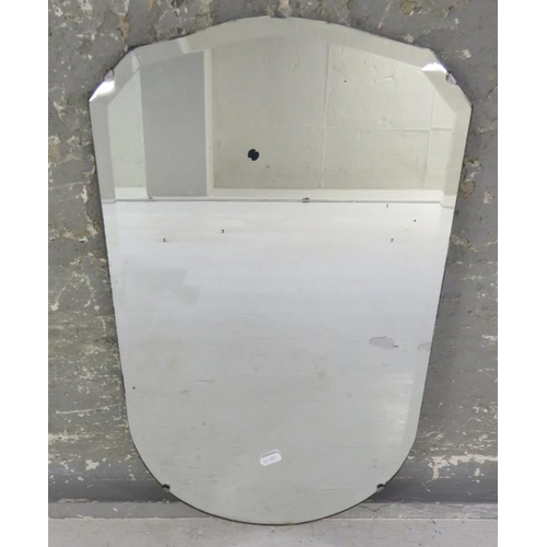 7 - Unframed Bevelled Glass Wall Mirror (A5)