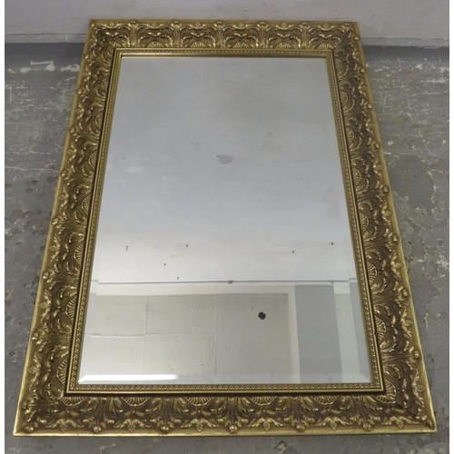 12 - Rectangular Gilt Framed Wall Mirror (A13)