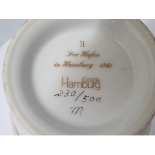 374 - Hamburg Galerie Der Hasen 1861 Cup & Saucer