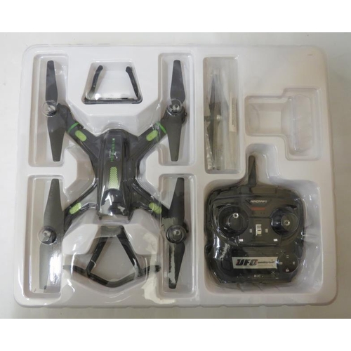 585 - Remote Control Sky Drone, 0.3 megapixel camera boxed no charging cables