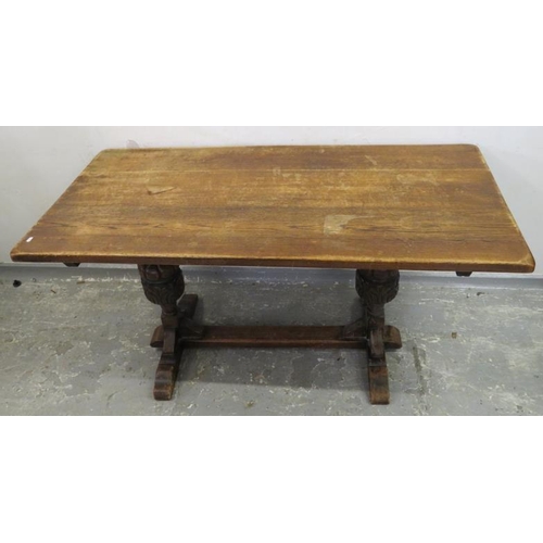 89 - Refectory Table approx. 75cm W x 153cm L x 76cm H A11