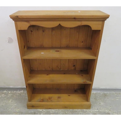 92 - Set of Pine Open Bookshelves approx. 73cm W x 24cm D x 104cm H A2/3F