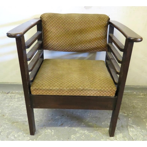 176 - 1920's UTICO Music Chair approx. 66cm H x 59cm W x 50cm D A1