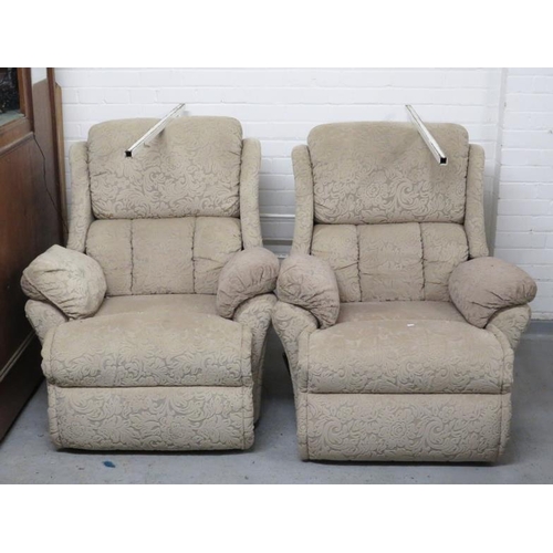 37 - 2 Recliners Armchairs approx. 92cm W x 46cm D x 90cm H (2) FWR