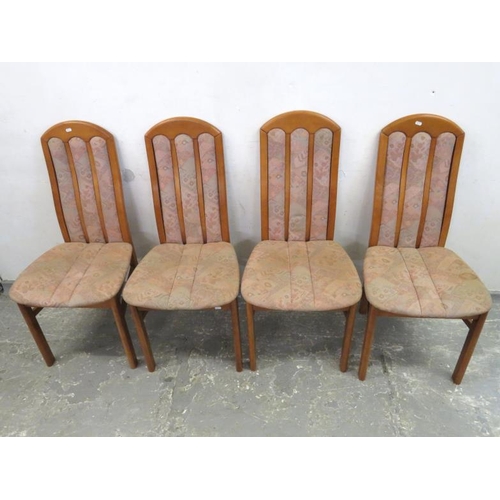 46 - 4 High Back Upholstered Dining Chairs (4) A2/3