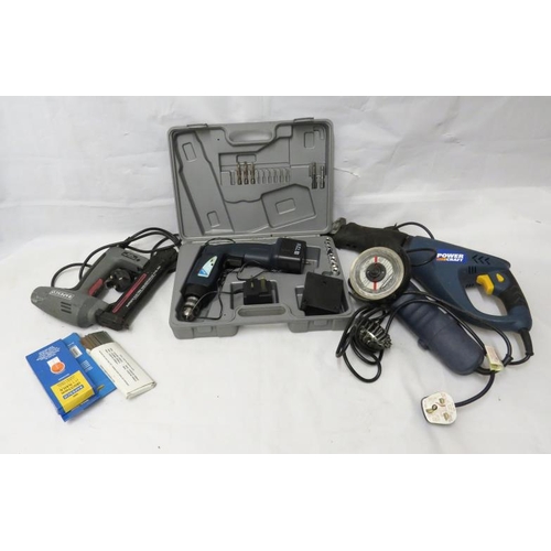 Rapesco Nailer/Stapler, Powercraft 444097 110W reciprocating saw, Angle