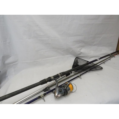 Stigma Abu Garcia Fishing Rod, with Daiwa Opus 5500 Reel & net (5 Pieces)