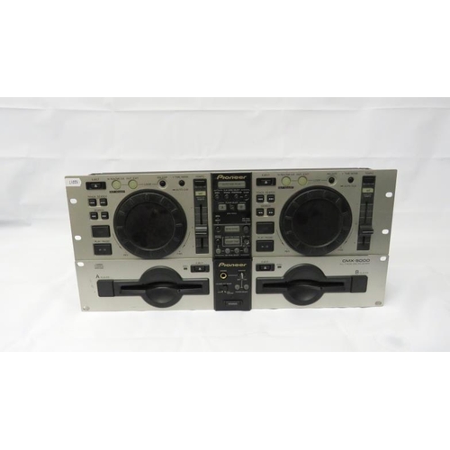 Pioneer CMX-5000 DJ Twin CD Player & Pioneer Audio Mixer (2) UNTESTED