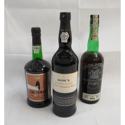75cl Bottle Dow's Master Blend Finest Reserve Pot, Sandeman 75cl bottle
