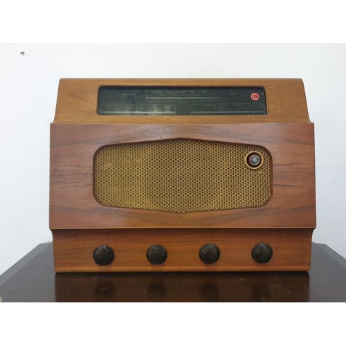 74 - Murphy A185 Walnut Table Top Radio. NOT TESTED   A2/3