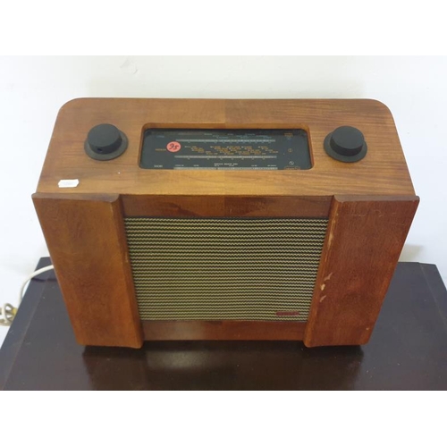 83 - Murphy 3 Waveband Walnut Table Top Radio. NOT TESTED    A5