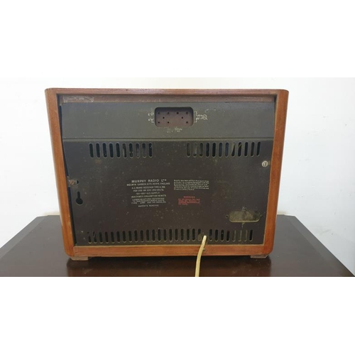 83 - Murphy 3 Waveband Walnut Table Top Radio. NOT TESTED    A5