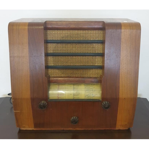 91 - Peto Scott Walnut Table Top Radio. NOT TESTED    A4