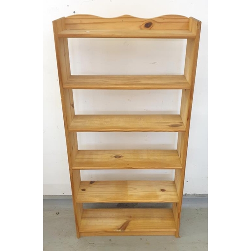 117 - Pine Open Bookcase/shelving    A5