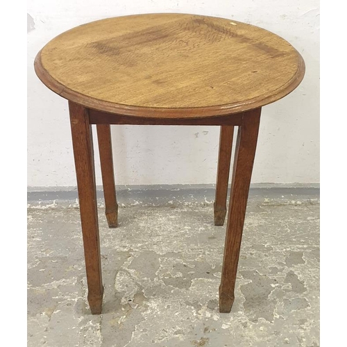34 - Circular Topped Side Table on spade supports D:74xH:78cm (A2)