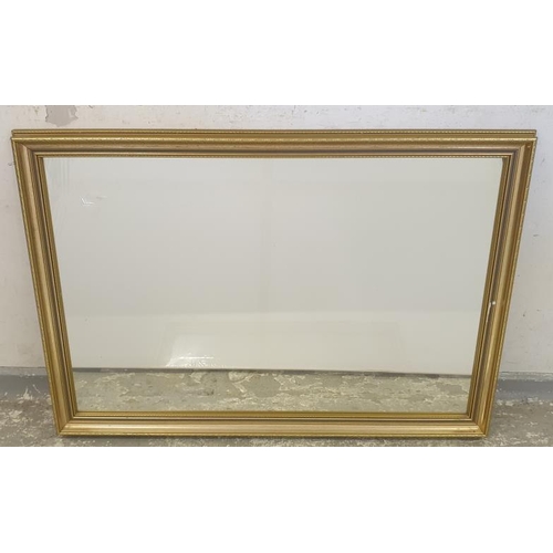 102 - Rectangular Gilt Framed Wall Mirror (FWR)