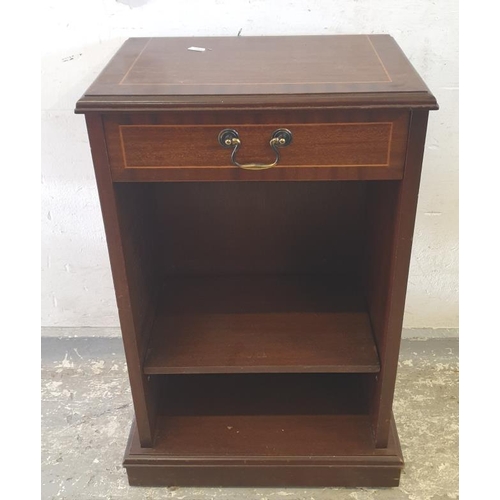 104 - Reproduction Side Table/Unit with single Drawer & open hutch with internal Shelf (A5)