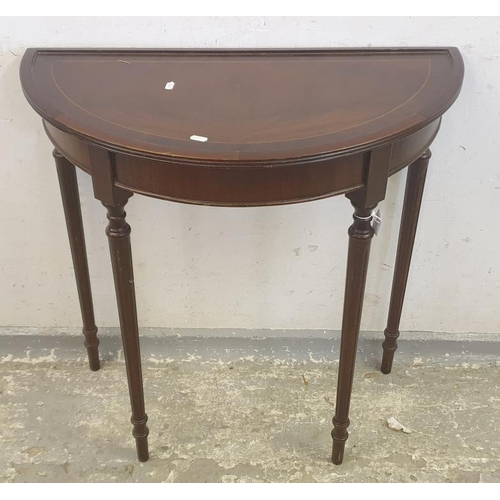 148 - Regency Style Demi-Lune Hall Table (A9)