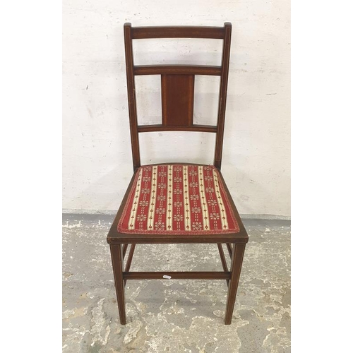 14 - Boxwood Inlaid Bedroom Chair (A8)