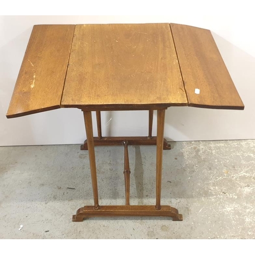 17 - Drop Flap Occasional Table approx. 51cm x 37cm, central section plus 16cm drop flaps (A4)