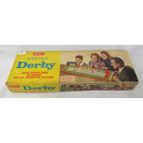 Merit Derby Electric Horse Racing Game with original box