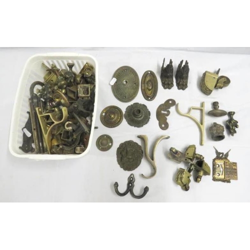 Brass Plate Door Handles, sconces, bells, hooks etc.