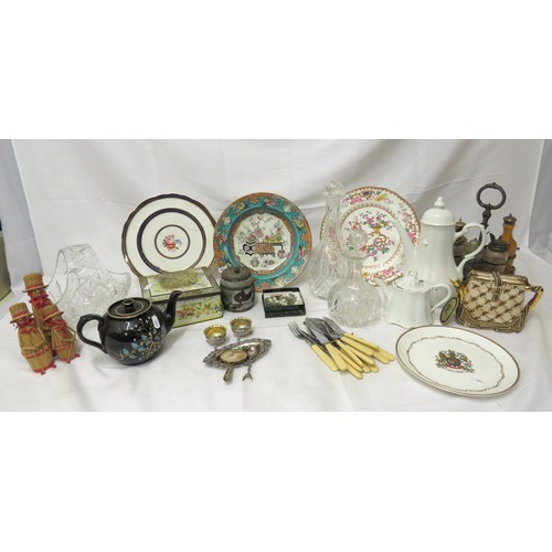 Victorian Mourning Teapot, commemorative plates, handbag teapot Anne