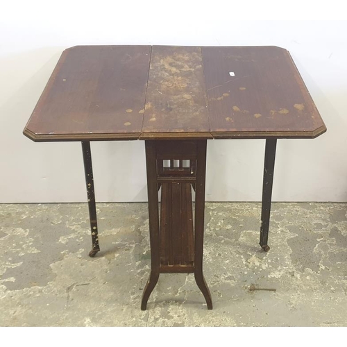 236 - Inlaid Gate Leg Table (A10)