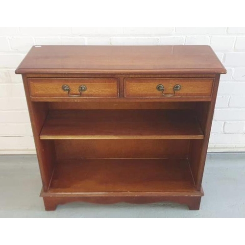 11 - Regency Style Side Cabinet, 2 small drawers over open shelving (A1)