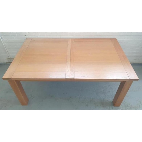 5 - Extending Oak Dining Table 6' L to 10' L