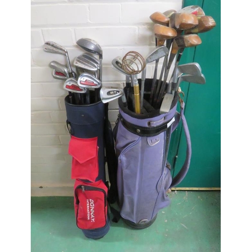 Golf Clubs incl. Wilson, Ram, McGregor, Power etc. in Head Bag & Junior
